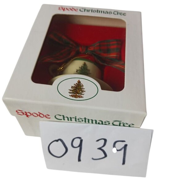 Spode Christmas Tree Miniature Cup & Saucer Ornament Holiday Decor Gift Boxed - Picture 5 of 8
